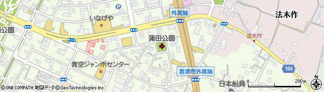 蒲田公園周辺の地図