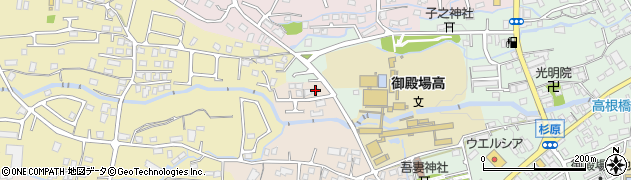 静岡県御殿場市西田中303周辺の地図