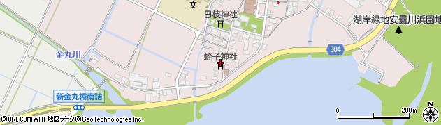 滋賀県高島市安曇川町南船木315周辺の地図