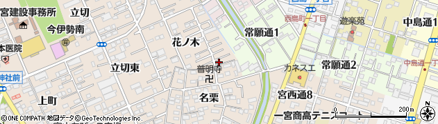 愛知県一宮市今伊勢町本神戸花ノ木39周辺の地図
