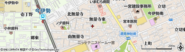 愛知県一宮市今伊勢町本神戸無量寺東27-3周辺の地図