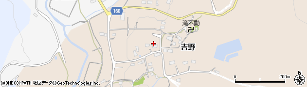 千葉県君津市吉野周辺の地図