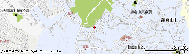 鎌倉山もも公園周辺の地図