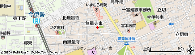 愛知県一宮市今伊勢町本神戸無量寺東31-1周辺の地図