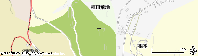 千葉県君津市糠田飛地周辺の地図