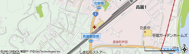 湘南マツダ大磯本店周辺の地図