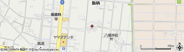岐阜県羽島市竹鼻町飯柄967周辺の地図