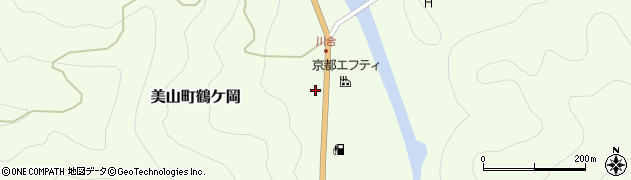 京都府南丹市美山町鶴ケ岡（溝ノ下タ）周辺の地図