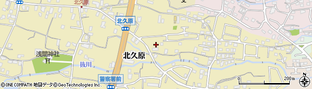 静岡県御殿場市北久原74周辺の地図