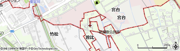 神奈川県小田原市曽比2102周辺の地図