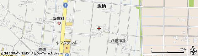 岐阜県羽島市竹鼻町飯柄966周辺の地図