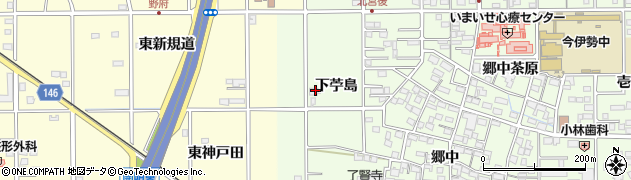 愛知県一宮市今伊勢町宮後下苧島34周辺の地図