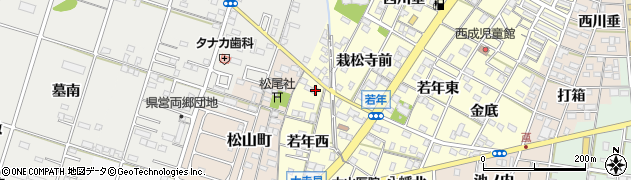 愛知県一宮市大赤見若年西658周辺の地図