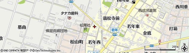 愛知県一宮市大赤見若年西661周辺の地図