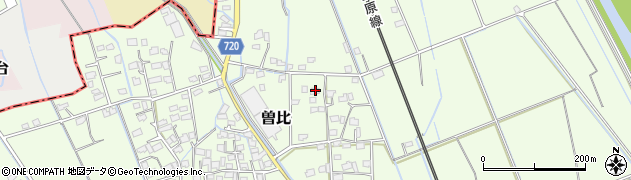 神奈川県小田原市曽比1401周辺の地図