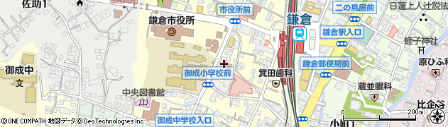 グランドメゾン鎌倉御成町周辺の地図