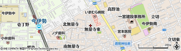 愛知県一宮市今伊勢町本神戸無量寺東1136周辺の地図