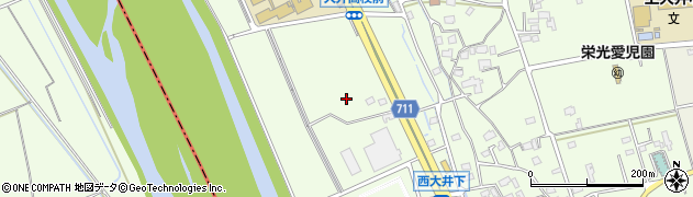 神奈川県大井町（足柄上郡）西大井周辺の地図