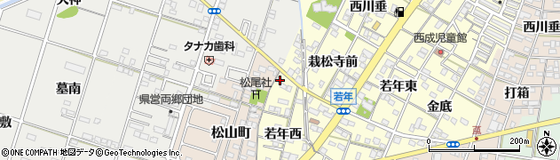 愛知県一宮市大赤見若年西660周辺の地図