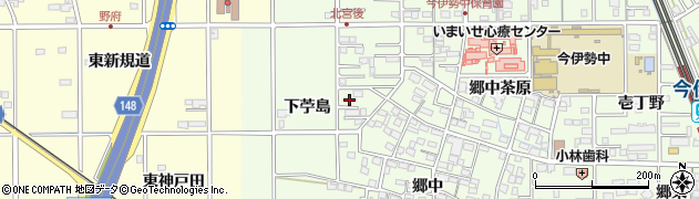 愛知県一宮市今伊勢町宮後下苧島55周辺の地図
