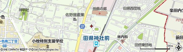 大垣共立銀行田県支店 ＡＴＭ周辺の地図