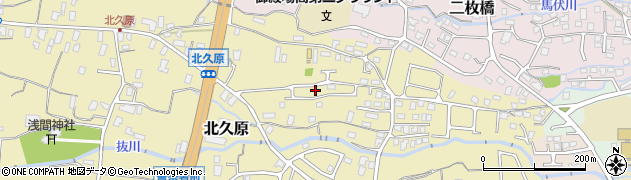 静岡県御殿場市北久原44周辺の地図