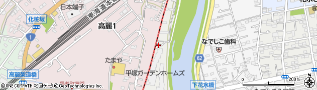 神奈川県平塚市唐ケ原225周辺の地図