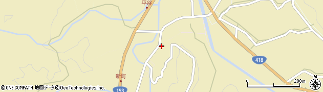 長野県下伊那郡平谷村1281周辺の地図
