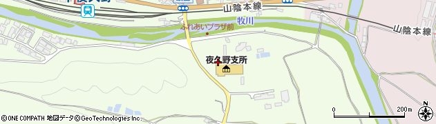 福知山市役所夜久野支所　夜久野ふれあいプラザ周辺の地図