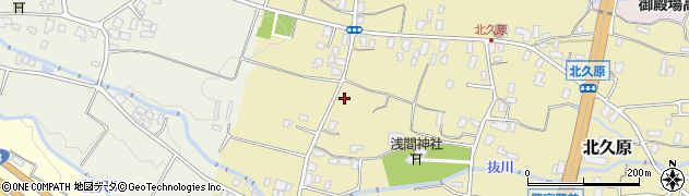 静岡県御殿場市北久原309周辺の地図