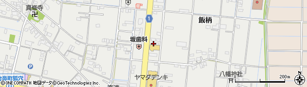 岐阜県羽島市竹鼻町飯柄92周辺の地図