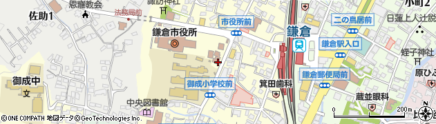 鎌倉市消防団　第２９分団周辺の地図