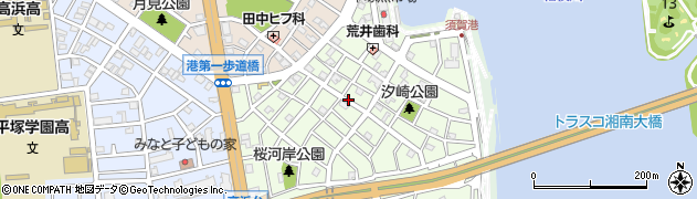 神奈川県平塚市千石河岸周辺の地図