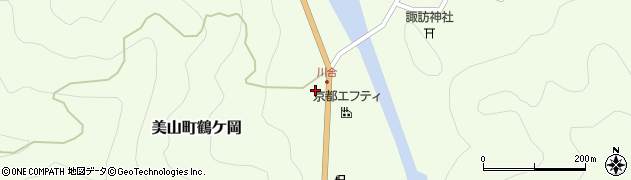京都府南丹市美山町鶴ケ岡川合32周辺の地図