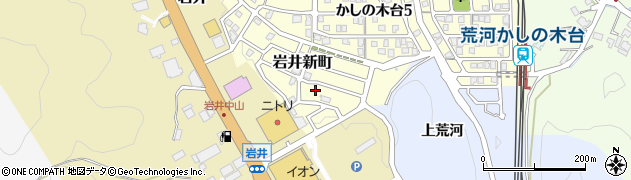 京都府福知山市岩井新町周辺の地図
