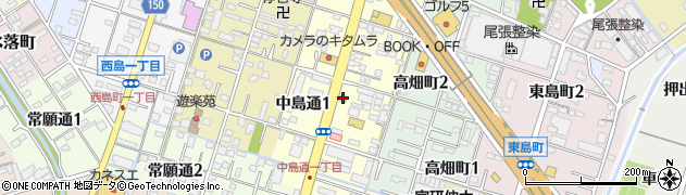 すき家一宮中島通店周辺の地図