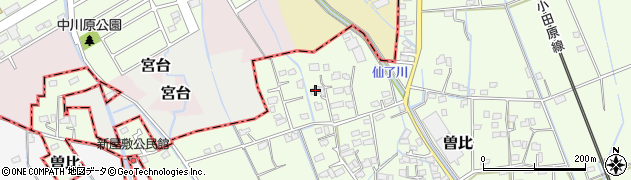 神奈川県小田原市曽比2784周辺の地図