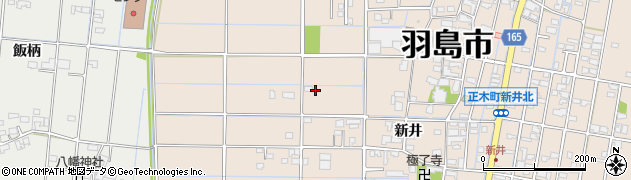 岐阜県羽島市正木町（新井）周辺の地図