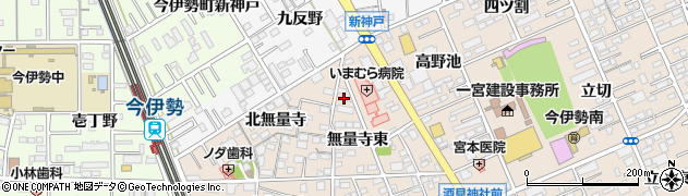 愛知県一宮市今伊勢町本神戸無量寺東13周辺の地図