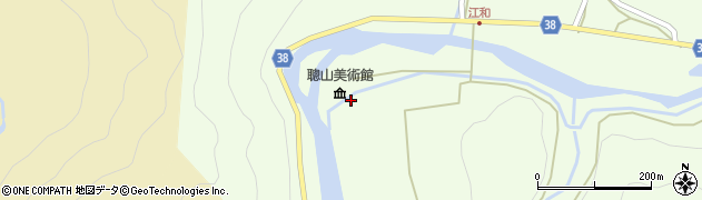 京都府南丹市美山町江和（下黒田）周辺の地図