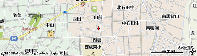 愛知県一宮市春明山前49周辺の地図