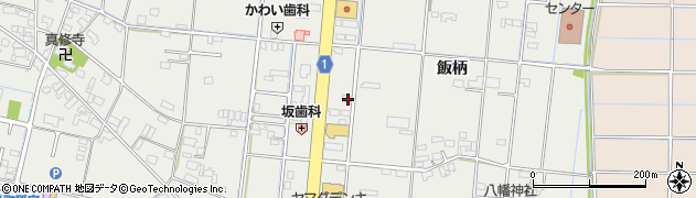 岐阜県羽島市竹鼻町飯柄87周辺の地図