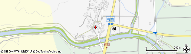 京都府綾部市有岡町橋詰周辺の地図