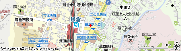 買取専門店大吉・鎌倉店周辺の地図