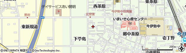 愛知県一宮市今伊勢町宮後下苧島60周辺の地図