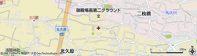 静岡県御殿場市北久原37周辺の地図