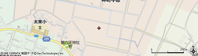 千葉県いすみ市岬町中原周辺の地図