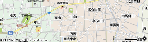 愛知県一宮市春明山前48周辺の地図