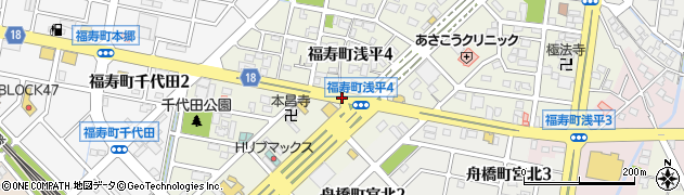 羽島駅口周辺の地図