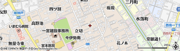 愛知県一宮市今伊勢町本神戸（立切）周辺の地図